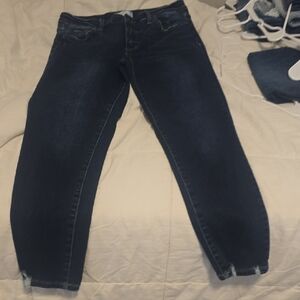 Simply Vera Vera Wang Midnight Blue Ankle Jeans
